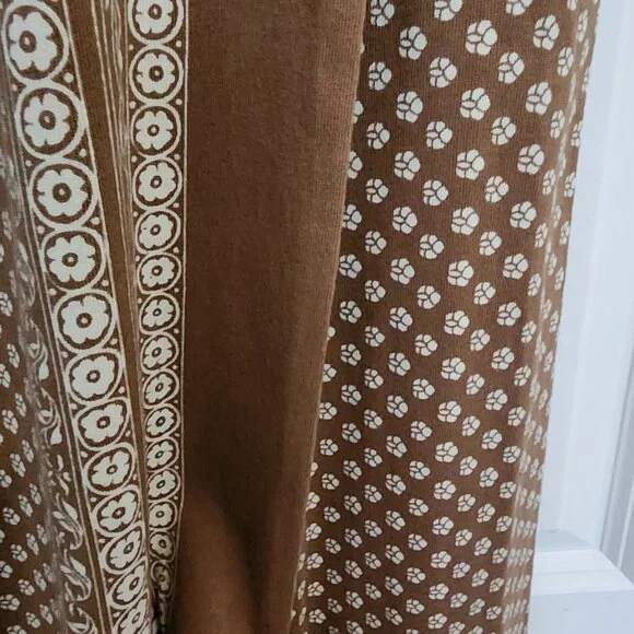 VINTAGE Coldwater Creek "Wrap Style" 36" Lined Skirt Cotton - Picture 4 of 7